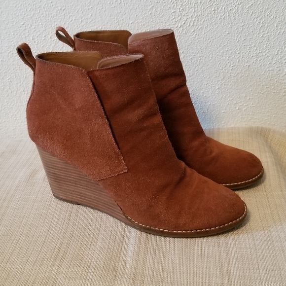 Lucky Brand Shoes - Lucky Yoniana wedge bootie size 40* see notes